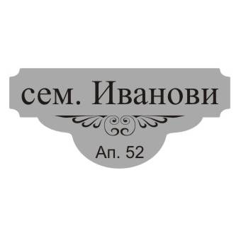 Табелка за врата T002A
