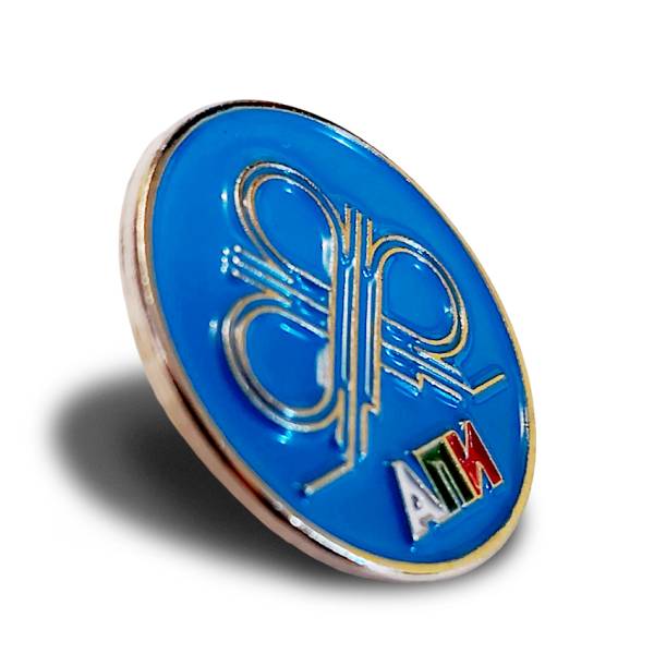 Метални кръгли значки - релефни