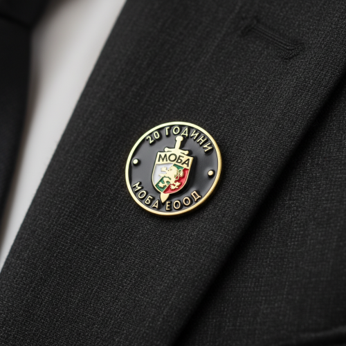 Метални кръгли значки - релефни