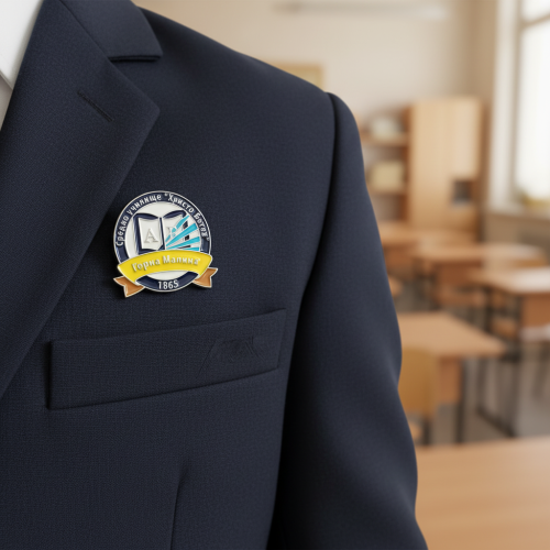 Металнa значкa по ваша форма